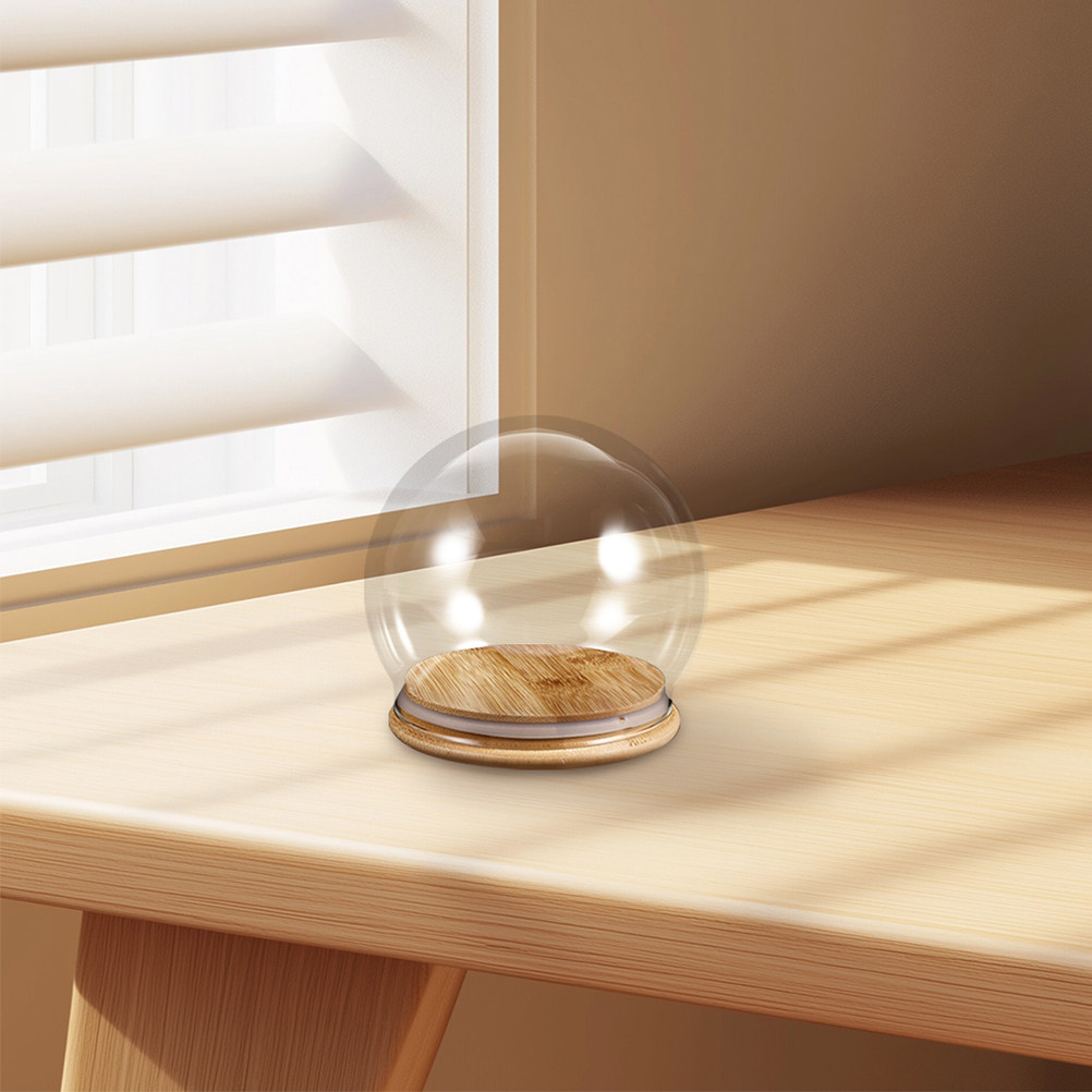 Plastic Dome Clear - 2Pcs Clear Glass Dome Display Cloche