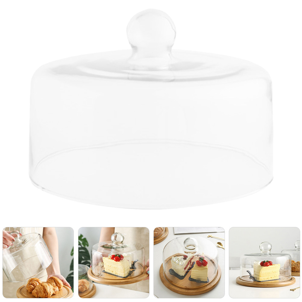 18Cm Glass Cake Dome Cover Cle - Plastic Dome Clear recension och pris