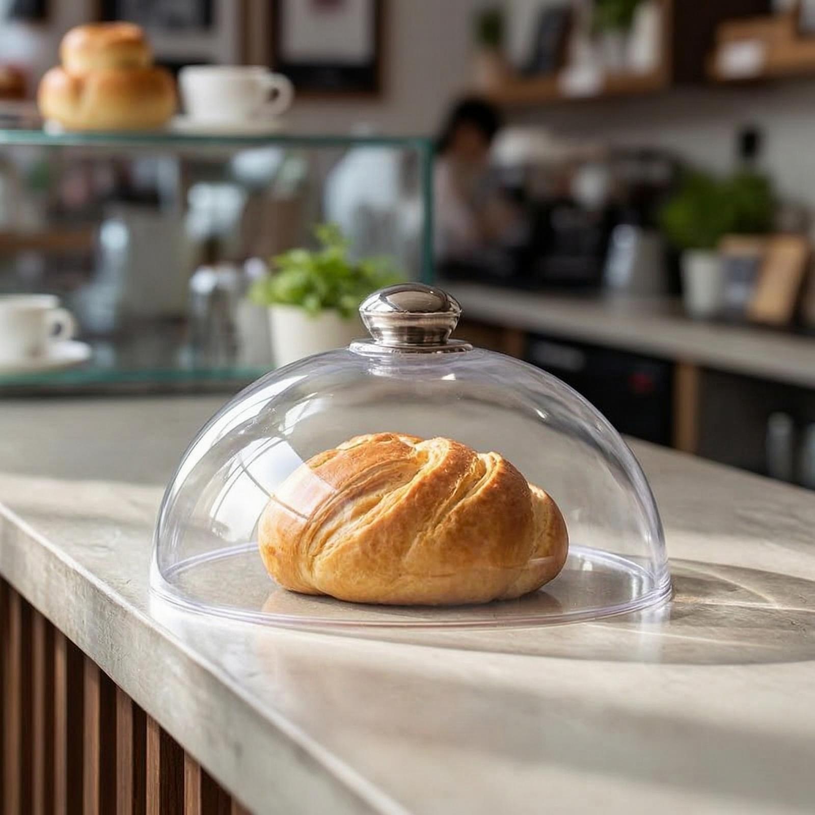 Cake Dome Clear Dome Cover wit - Plastic Dome Clear recension och pris