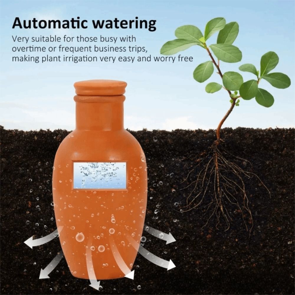 4Pcs Terracotta Material Autom - Self Watering Insert recension och pris